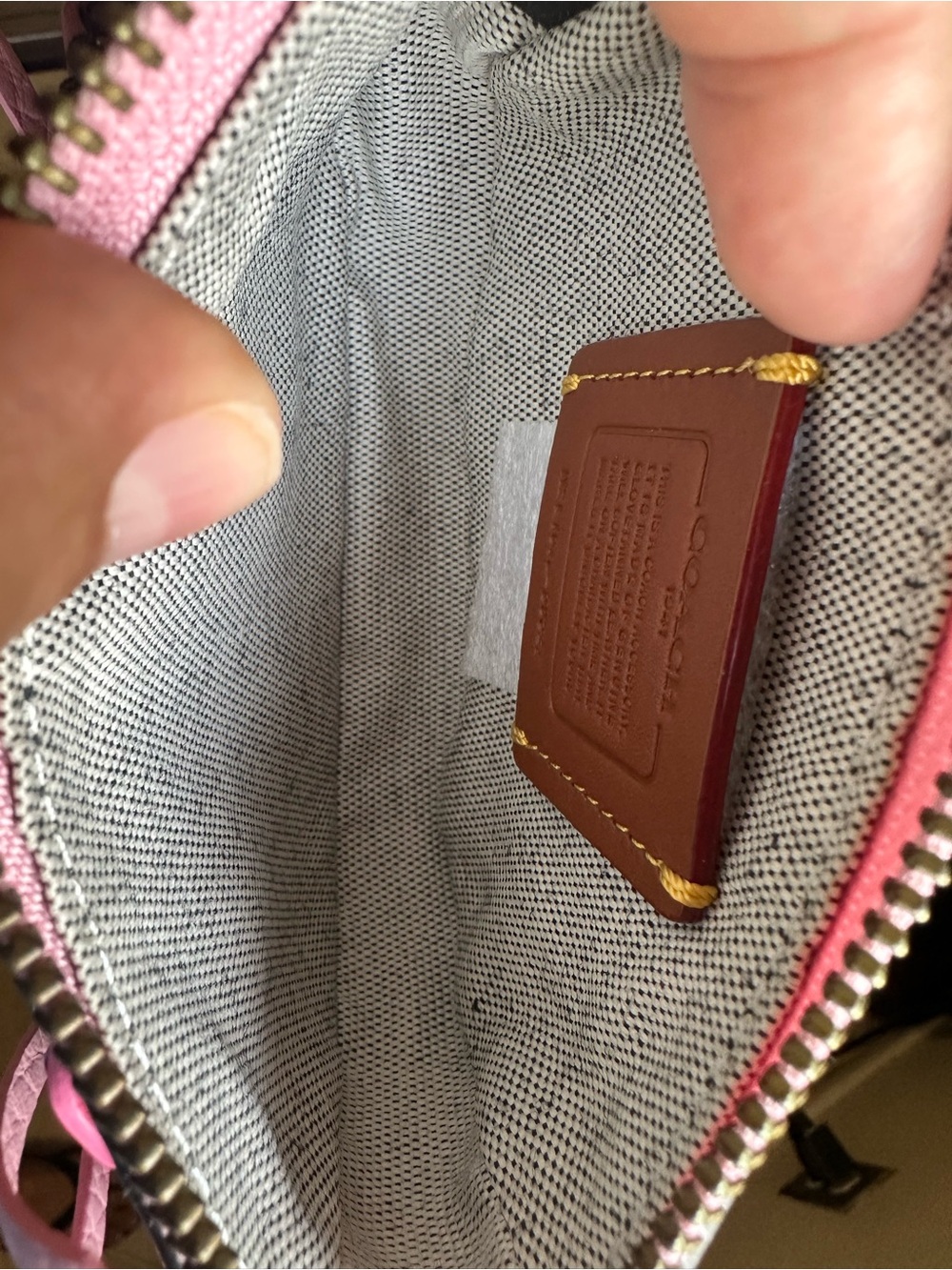 Coach Pouch with Wild Tea Roses - Picture 8 of 8